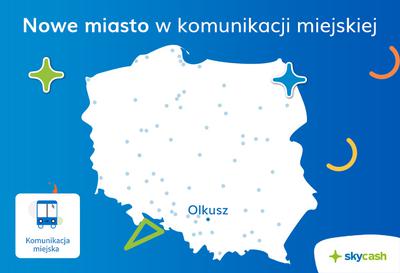 Bilety komunikacji miejskiej w Olkuszu dostępne w SkyCash
