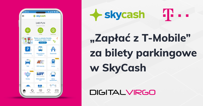 Zapłać z T-Mobile za parking w SkyCash