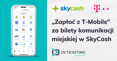 „Zapłać z T-Mobile” za bilety komunikacji miejskiej w SkyCash