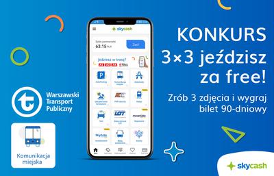 Konkurs "3x3 jeździsz za free!"